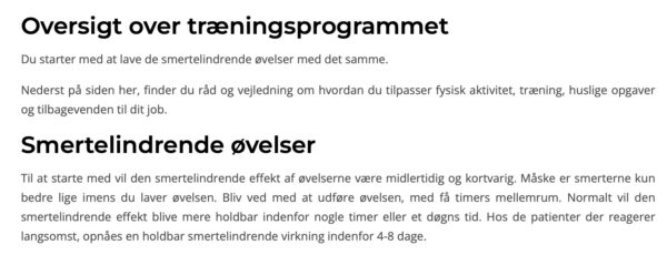 Diskusprolaps i nakken - smertelindrende øvelser - Image 3